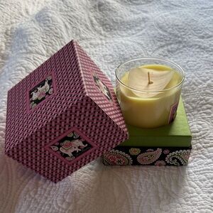 Pink and Green Decorative Candle Set